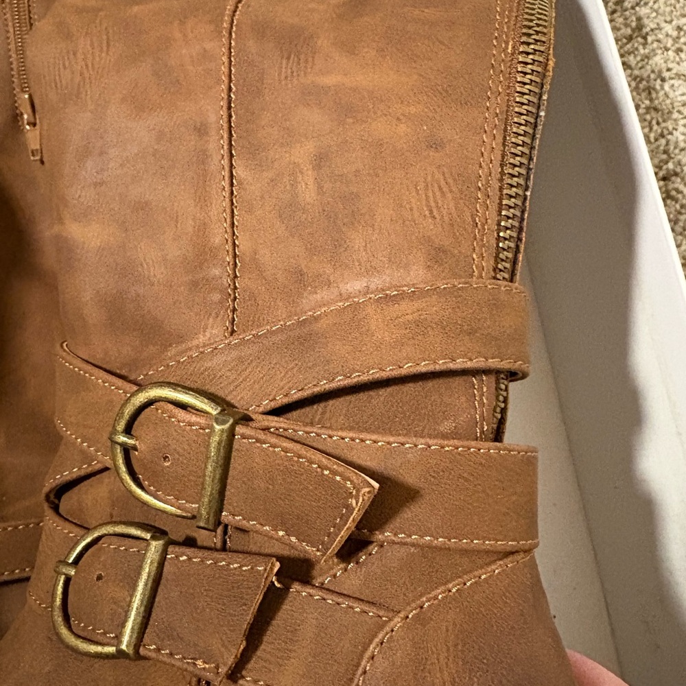 Madden Girl Brown Over the Knee Boots - Picture 3 of 5